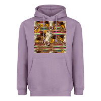 Lavender western hereford cattle seamless pattern Heavyweight Hoodie - HRA Design Shop