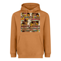 Meerkat western hereford cattle seamless pattern Heavyweight Hoodie - HRA Design Shop