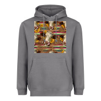 Storm western hereford cattle seamless pattern Heavyweight Hoodie - HRA Design Shop
