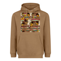 Western Hereford Cattle Seamless Pattern Heavyweight Hoodie | Teevron