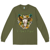 Army Green love you till my lungs give out i aint lying Long Sleeve Tee - texasbilliewilder