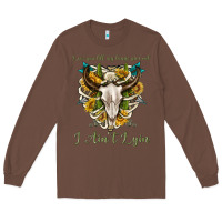 Chestnut love you till my lungs give out i aint lying Long Sleeve Tee - texasbilliewilder
