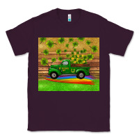 Plum st patricks day truck shamrock with rainbow tumbler Classic Tee - RanaPortraitStore