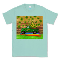 Seafoam st patricks day truck shamrock with rainbow tumbler Classic Tee - RanaPortraitStore