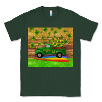 Sports Green st patricks day truck shamrock with rainbow tumbler Classic Tee - RanaPortraitStore