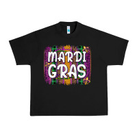 Black mardi gras fleur de lis brush stroke Urban Heavy Tee - Artiststas
