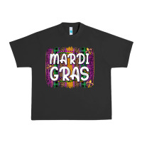 Pigment Black mardi gras fleur de lis brush stroke Urban Heavy Tee - Artiststas