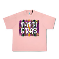Salmon mardi gras fleur de lis brush stroke Urban Heavy Tee - Artiststas