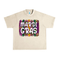 Sandshell mardi gras fleur de lis brush stroke Urban Heavy Tee - Artiststas