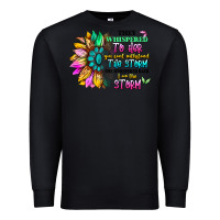 Black they whispered to her you can't withstand the stor Premium Sweatshirt - Artiststas