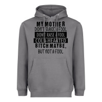 My Mother Black Heavyweight Hoodie | Teevron
