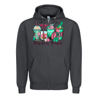Smoke respiratory therapist coffee cups Zipper Hoodie - Zillion Design Studio