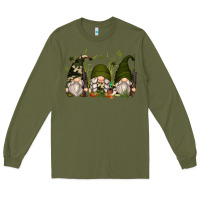 Army Green hunter gnomes Long Sleeve Tee - Zillion Design Studio