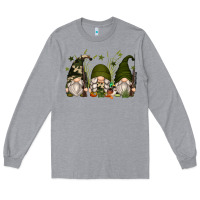 Heather Grey hunter gnomes Long Sleeve Tee - Zillion Design Studio
