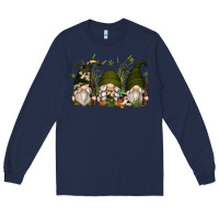Navy hunter gnomes Long Sleeve Tee - Zillion Design Studio