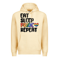 Pina Colada eat sleep pride repeat Premium Hoodie - MaliasSmallBusiness