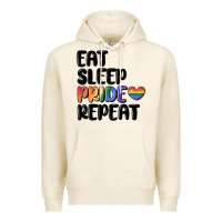 Tofu eat sleep pride repeat Premium Hoodie - MaliasSmallBusiness