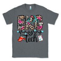 Charcoal Heather ekg tech Classic Tee - Zillion Design Studio