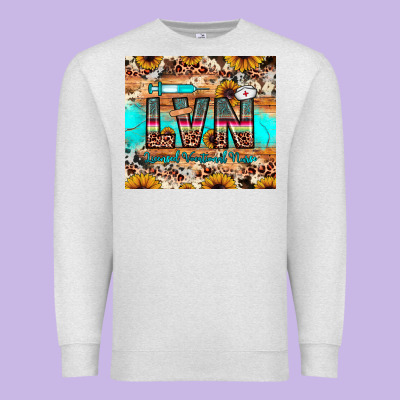 Lvn Licensed Vocational Nurse Premium Sweatshirt Designed By Jahusdesignshop