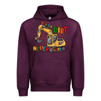 Mauve Wine a little dirt never hurt Urban Hoodie - MaliasSmallBusiness