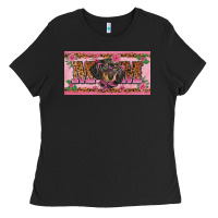 Black danchshund mom license plate template Ladies Tee - BarkalooDesign