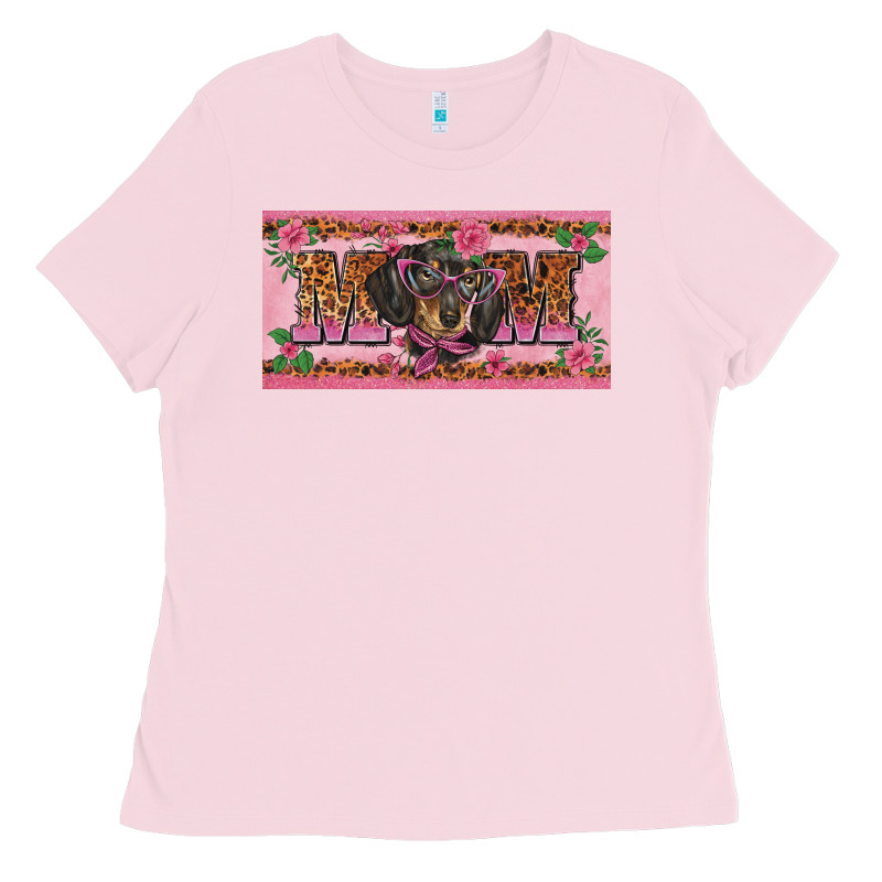 Danchshund Mom License Plate Template Ladies Tee by BarkalooDesign | Teevron