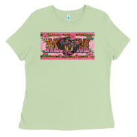 Matcha danchshund mom license plate template Ladies Tee - BarkalooDesign