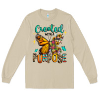 Mushroom created with a purpose Long Sleeve Tee - RanaPortraitStore
