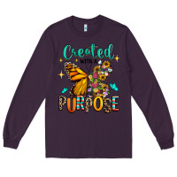 Plum created with a purpose Long Sleeve Tee - RanaPortraitStore