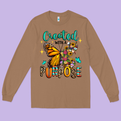 Long Sleeve Tee created with a purpose
