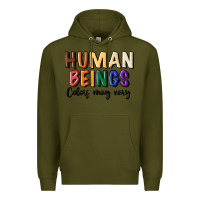 Army Green human beings colors may vary Premium Hoodie - MaliasSmallBusiness