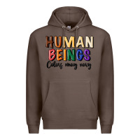 Coffee human beings colors may vary Premium Hoodie - MaliasSmallBusiness