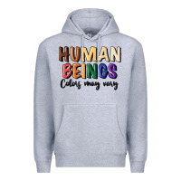 Heather Grey human beings colors may vary Premium Hoodie - MaliasSmallBusiness