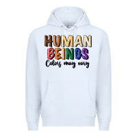 White human beings colors may vary Premium Hoodie - MaliasSmallBusiness
