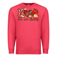 Cardinal peace love strawberry Premium Sweatshirt - Artiststas