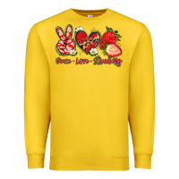 Lemon peace love strawberry Premium Sweatshirt - Artiststas