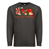 Smoke peace love strawberry Premium Sweatshirt - Artiststas