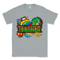 Heather Grey teacher life Classic Tee - texasbilliewilder