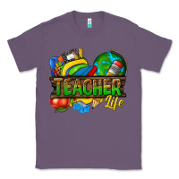 Lavender teacher life Classic Tee - texasbilliewilder