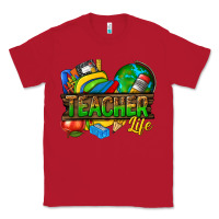 Red teacher life Classic Tee - texasbilliewilder