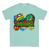 Seafoam teacher life Classic Tee - texasbilliewilder