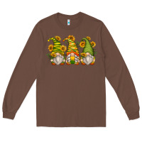 Chestnut sunflower gnomes Long Sleeve Tee - Zillion Design Studio