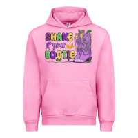 Fuchsia Pink shake your bootie mardi gras Urban Hoodie - MaliasSmallBusiness