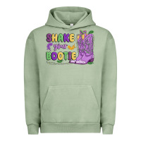 Pigment Oil Green shake your bootie mardi gras Urban Hoodie - MaliasSmallBusiness