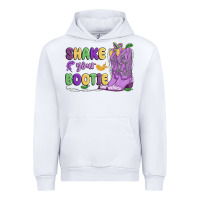 White shake your bootie mardi gras Urban Hoodie - MaliasSmallBusiness