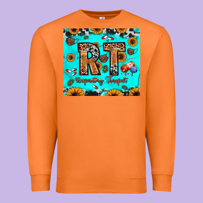 Rt Respiratory Therapist Premium Sweatshirt Designed By Jahusdesignshop