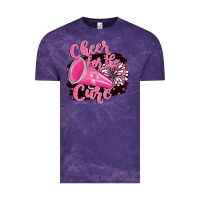 Cloud Purple Cheer For The Cure Vintage Tee - BarkalooDesign