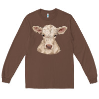 Chestnut charolais calf Long Sleeve Tee - RanaPortraitStore