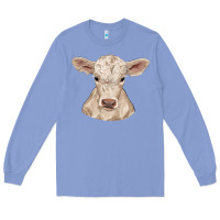 Colony Blue charolais calf Long Sleeve Tee - RanaPortraitStore
