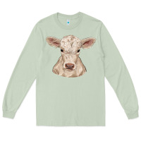 Matcha charolais calf Long Sleeve Tee - RanaPortraitStore